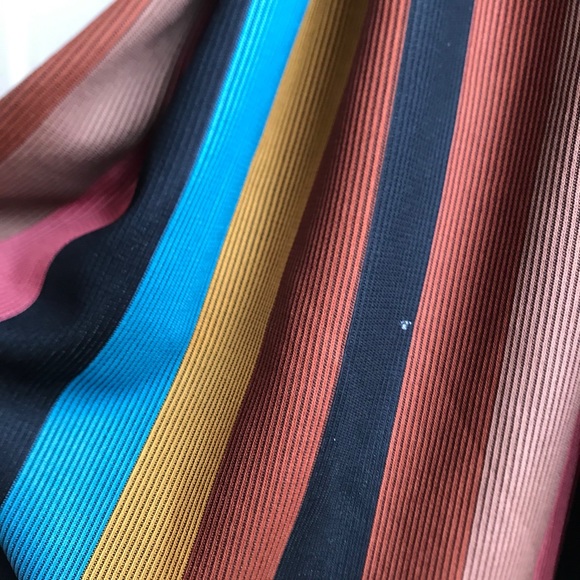 Zara Striped Multicolor Midi Dress - Picture 7 of 10